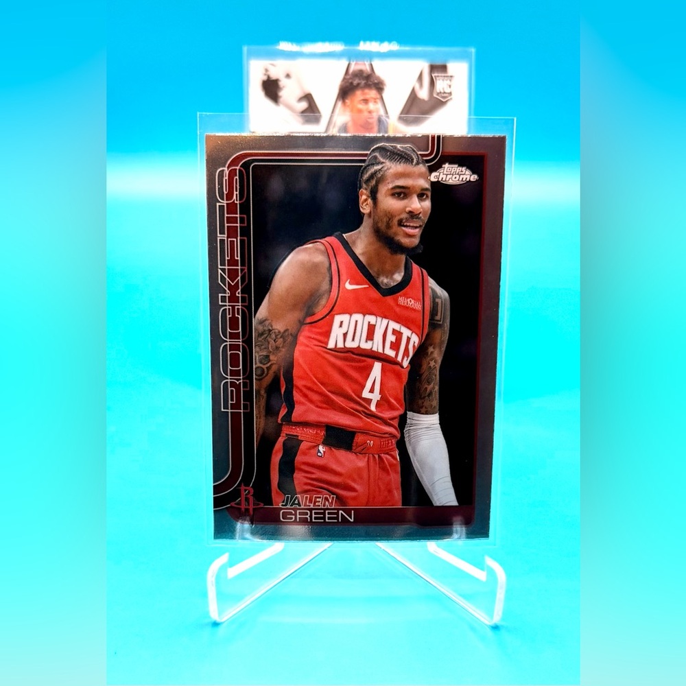 🔥JALEN GREEN LOT! 🔥Silver Diamante + Topps Insert + Rookie & Stars Rookie! 🤩 - Picture 7 of 11